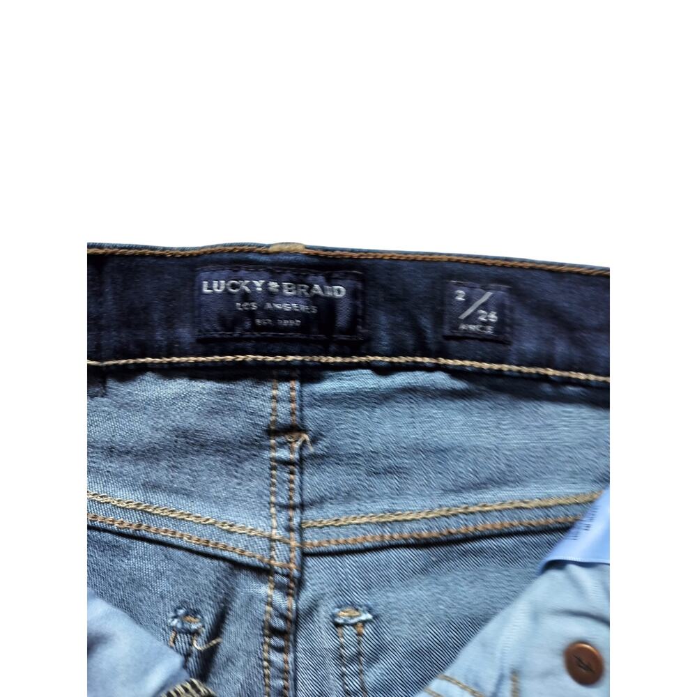 Lucky Brand Women's High Rise Skinny Bridgette Blue Ankle Jeans Size 2/26 - Picture 10 of 11